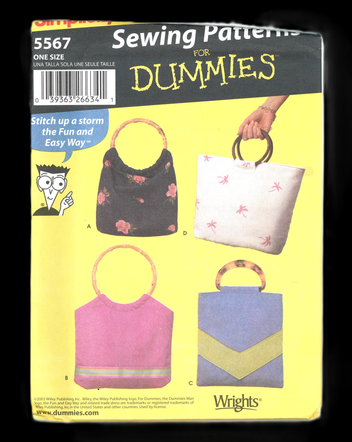 Simplicity 5567 Bags in Four Styles Sewing Pattern - UNCUT