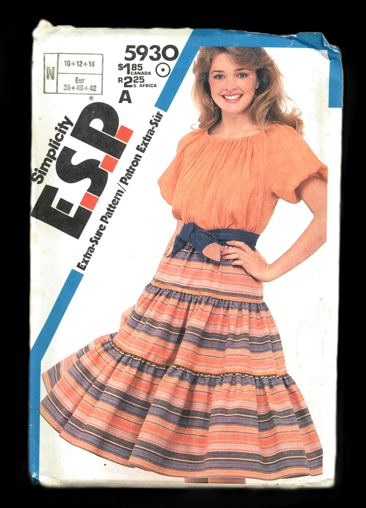 Simplicity 5930 Misses Pull on Skirt and Pullover Top Sewing Pattern - UNCUT - Size 10 12 14