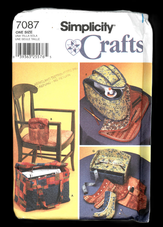 Simplicity 7087 Sewing Accessories Sewing Pattern - UNCUT