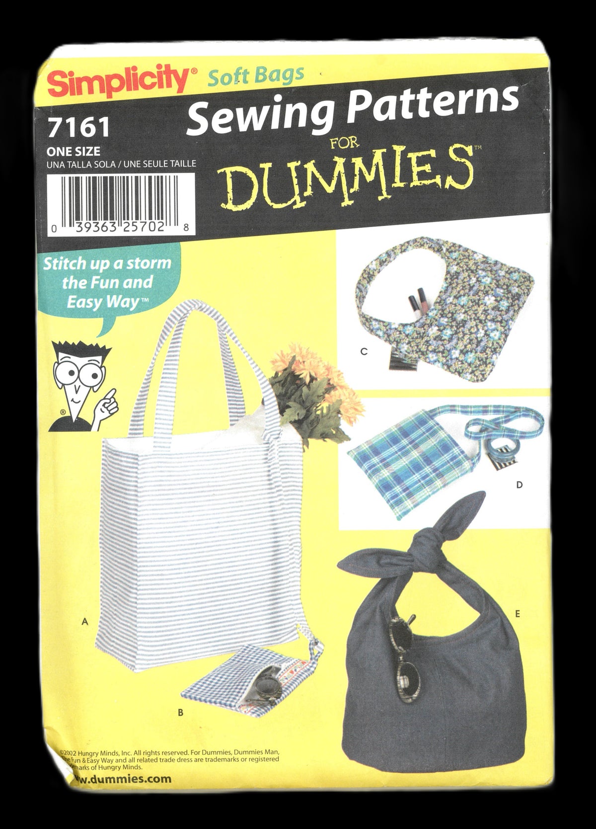Simplicity 7161 Bags in Four Styles Sewing Pattern - UNCUT