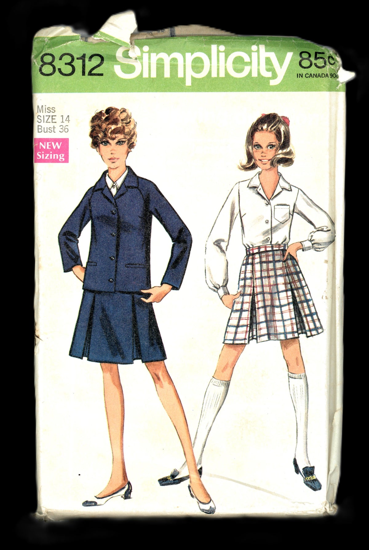 Simplicity 8312 MissesJacket Skirt and Blouse Sewing Pattern UNCUT - Size 14