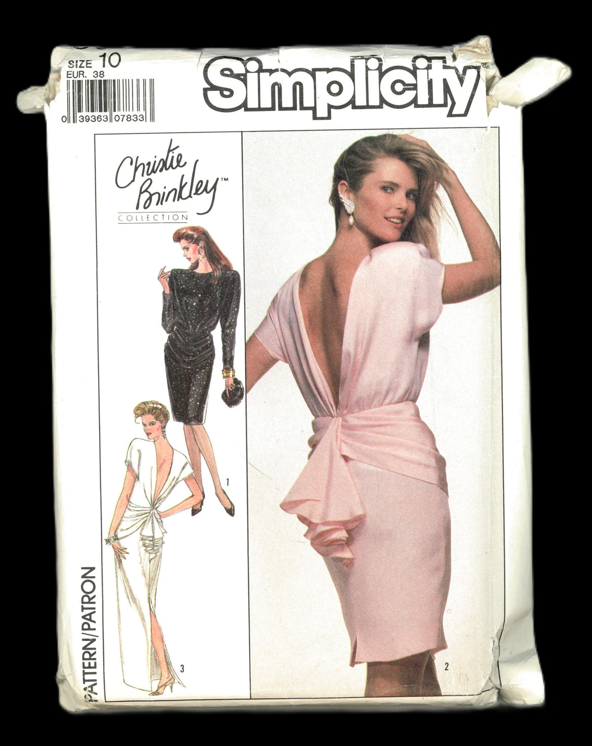 Simplicity 8944 Christie Brinkley Misses Dress Sewing Pattern UNCUT Size 10
