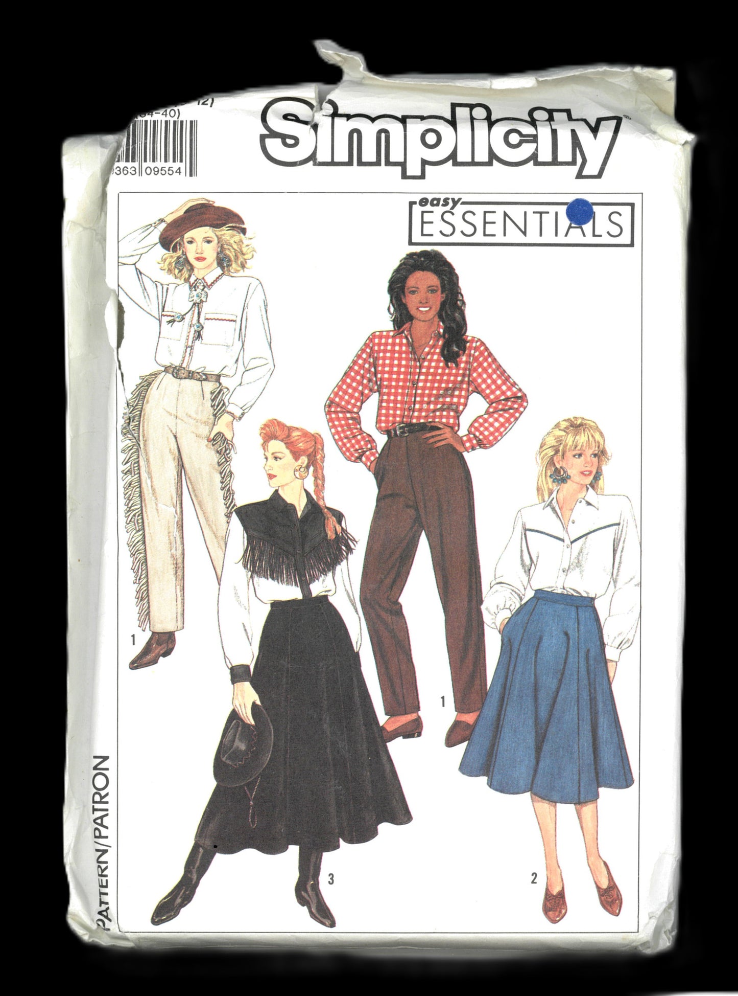 Simplicity 9369 Misses Flared Skirt in Two Lengths and Pants Sewing Pattern - UNCUT - Size 6 8 10 12