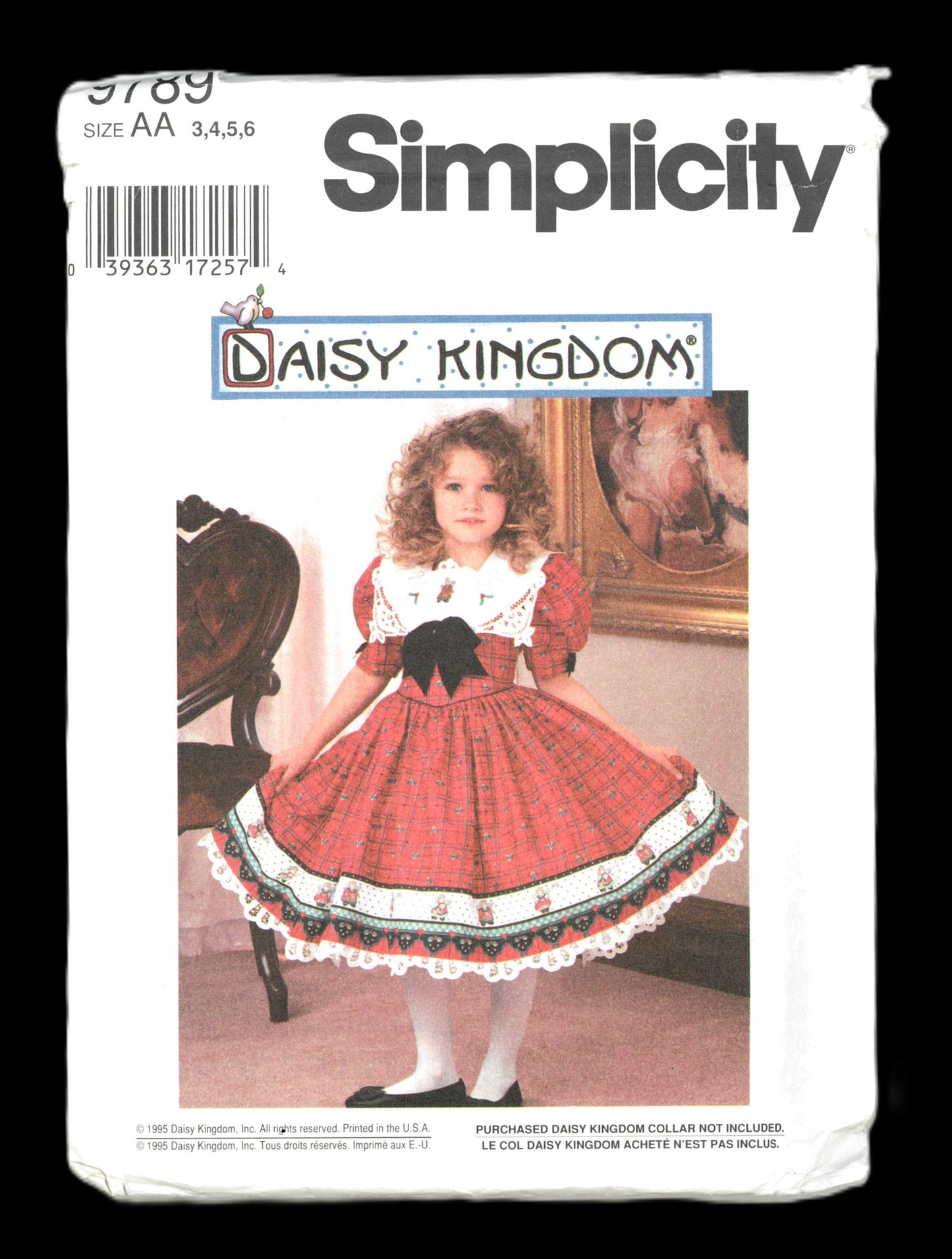 Simplicity 9789 Daisy Kingdom Girls Dress Sewing Pattern - UNCUT - Size 3 4 5 6