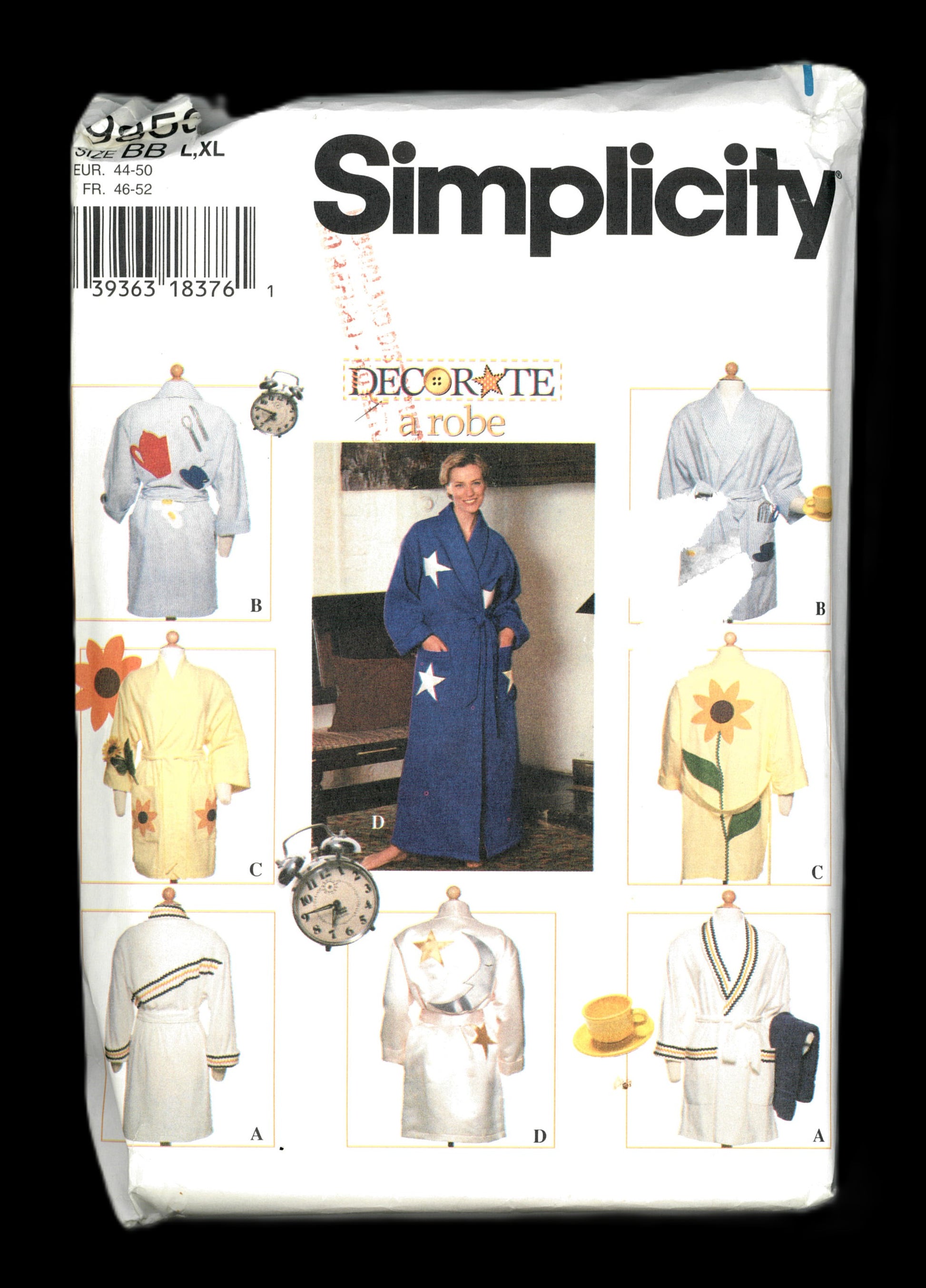 Simplicity 9853 Misses Robe Sewing Pattern UNCUT Size L - XL