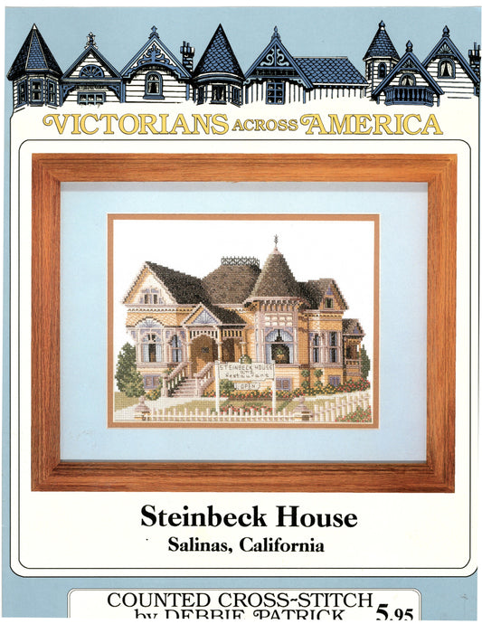 Debbie Patrick Steinback House Cross Stitch Pattern Leaflet  - Victorians Across America