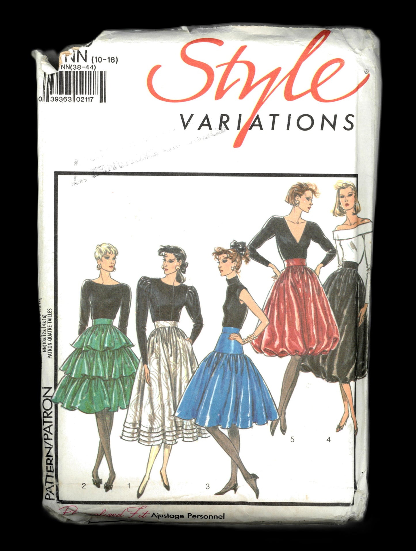 Style 1100 Misses Skirt Set of Skirts Sewing Pattern UNCUT Size 10 - 16