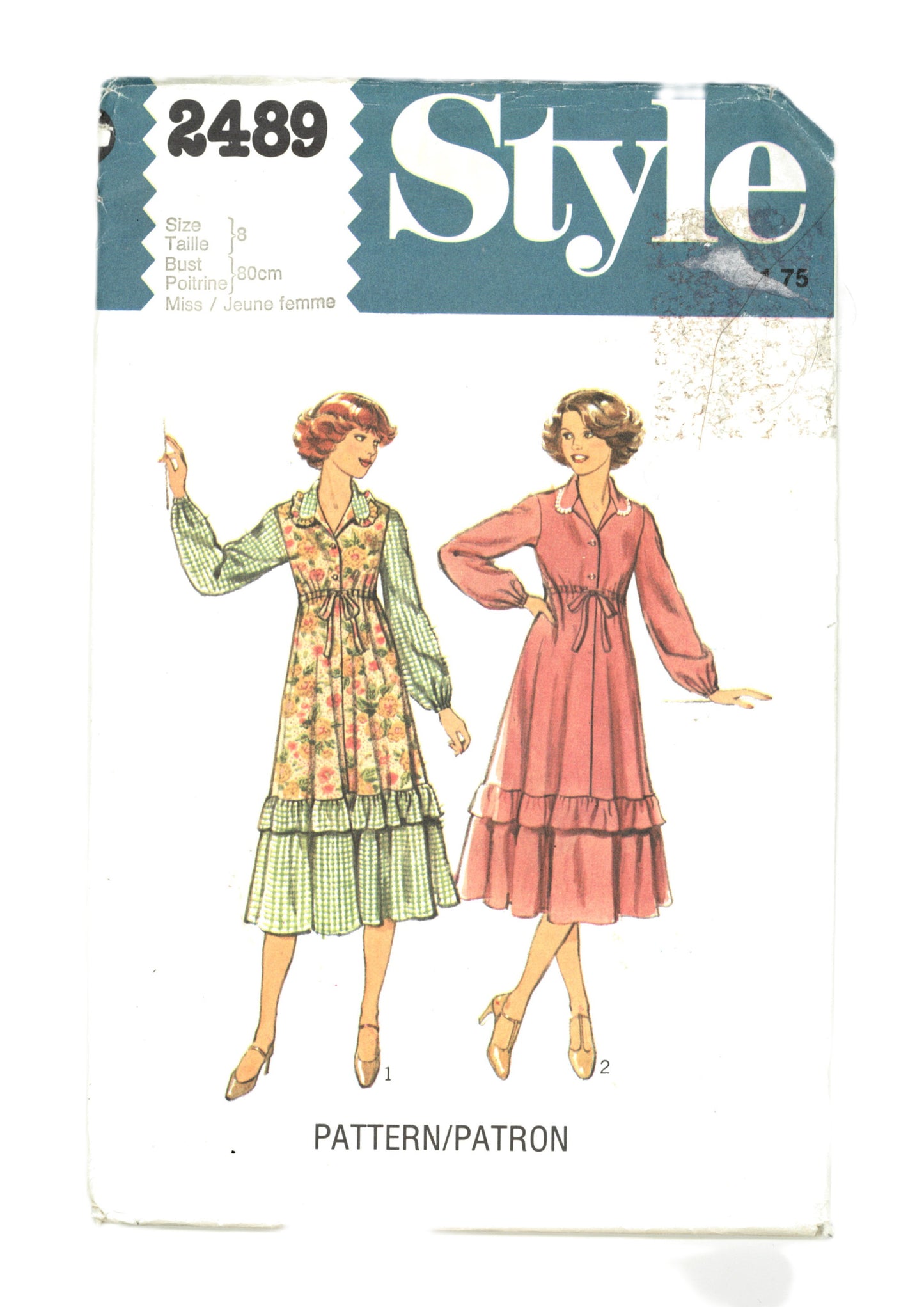 Style 2489 Misses Dress Sewing Pattern - UNCUT - Size 8