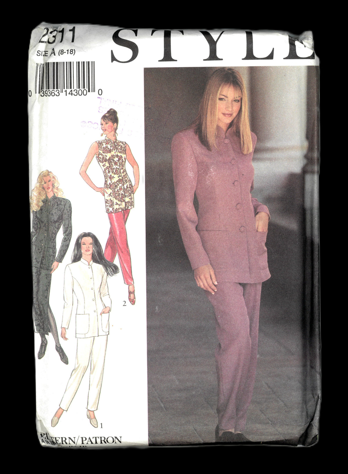 Style 2311 Misses Seperates ( jacket Pants and Skirt ) Sewing Pattern ...