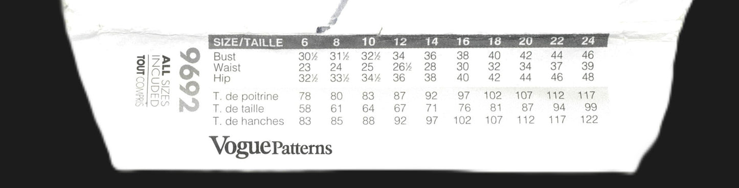 Vogue 9692 Vogue Elements Misses/ Misses Petite Dress Sewing Pattern - UNCUT - Size  XS S M L XL