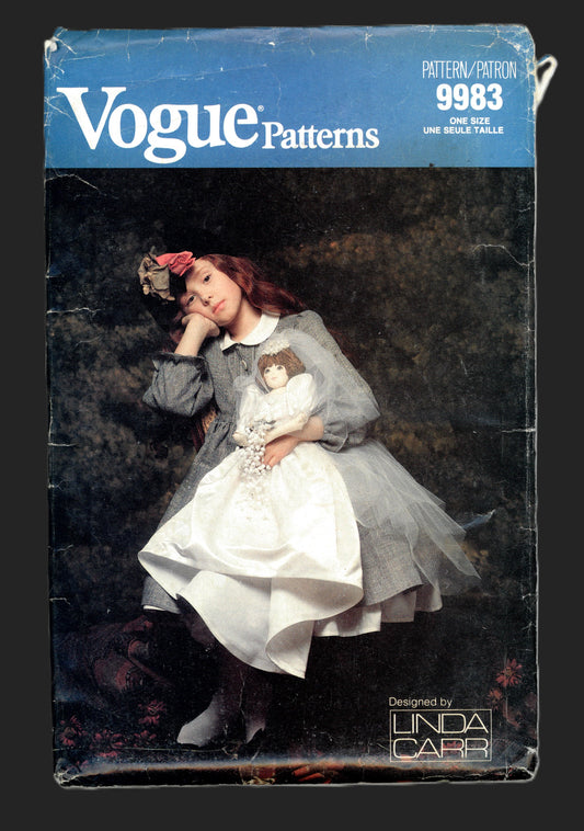 Vogue 9983 Linda Carr Bride Doll Sewing Pattern - UNCUT
