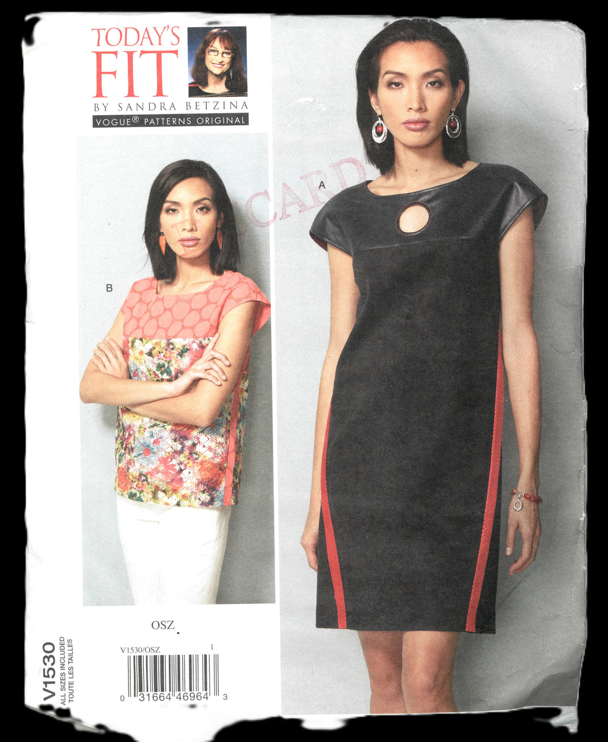 Vogue 1530 Sandra Betzina Misses Dress and Top Sewing Pattern - UNCUT - Size A B C D E F G H I J