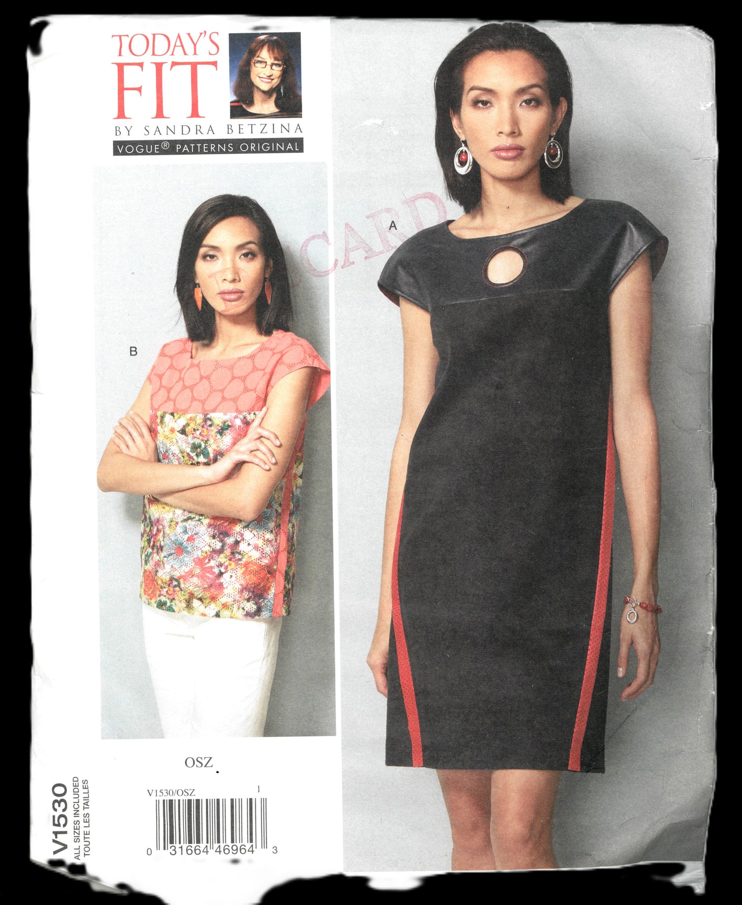 Vogue 1530 Sandra Betzina Misses Dress and Top Sewing Pattern - UNCUT - Size A B C D E F G H I J