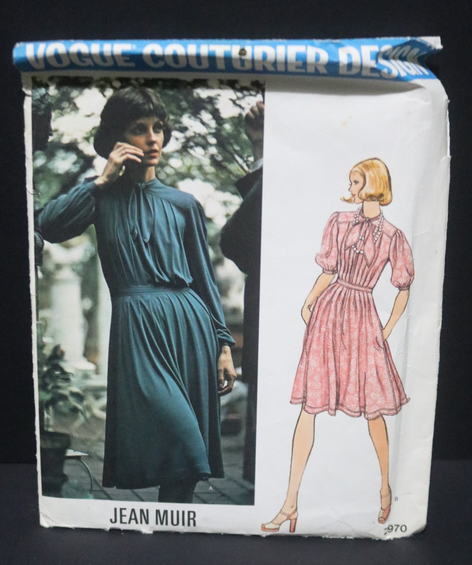 Vogue 2970 Jean Muir Misses Dress Sewing - UNCUT -  Size 12