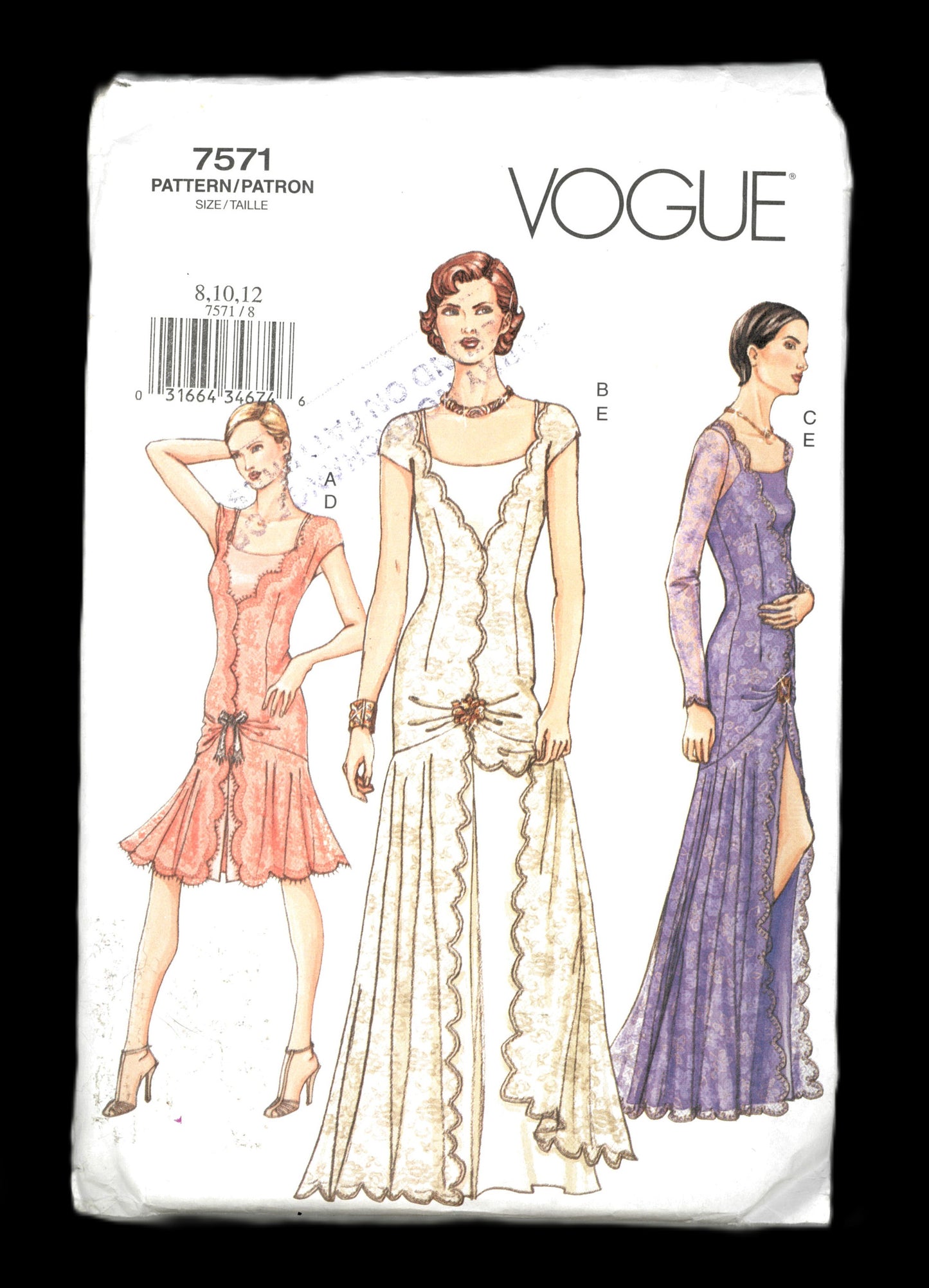 Vogue 7571 Misses / Misses Petite Dress Sewing Pattern