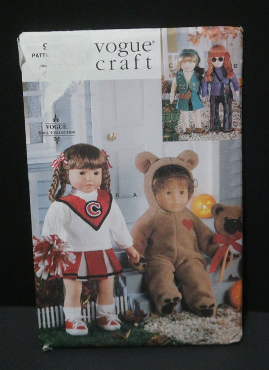 Vogue 9895 Linda Carr 18" Doll Costumes Sewing Pattern UNCUT